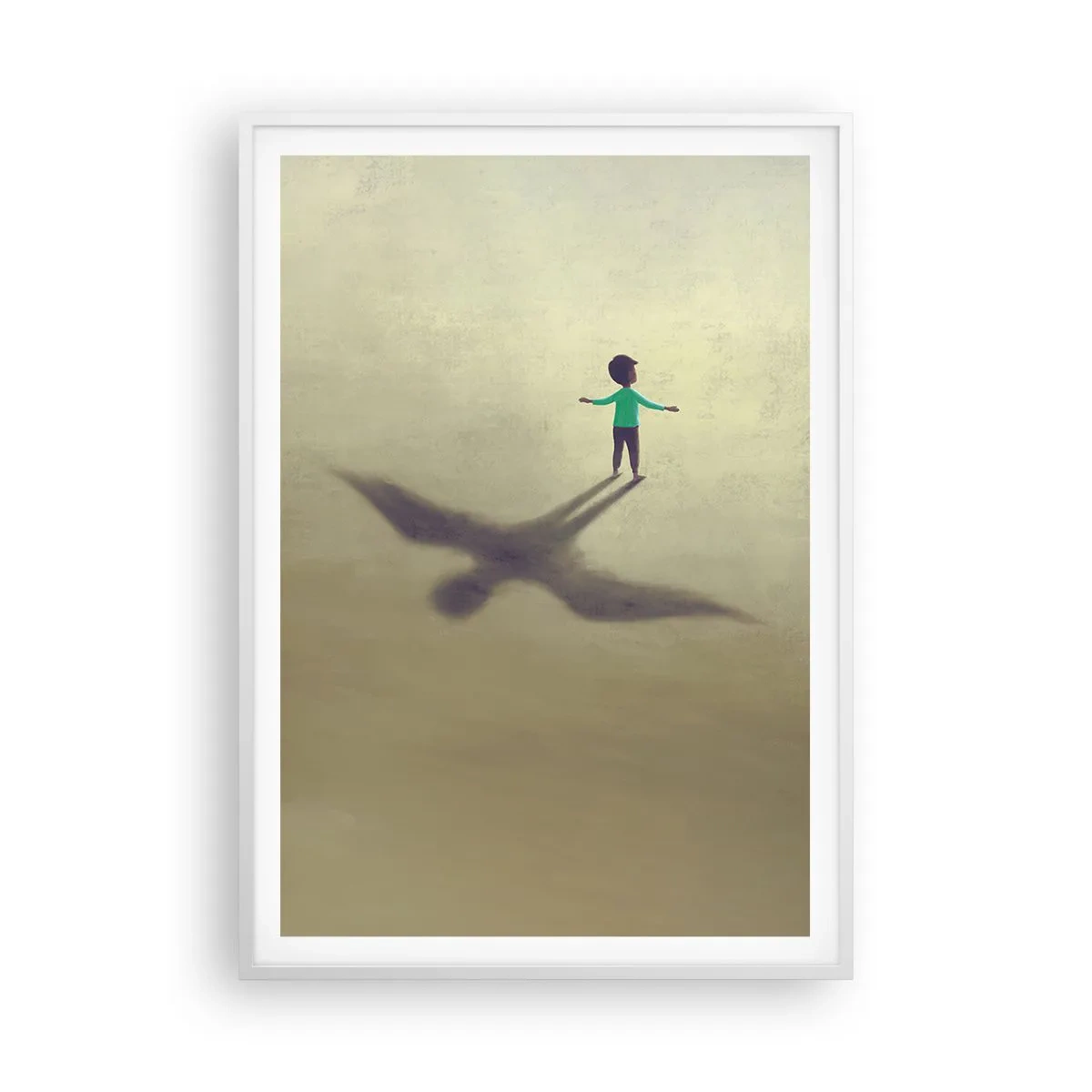 Poster în ramă albă - Eroul viitorului - 70x100 cm