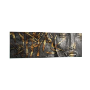 Tablou pe sticlă - Simțiți pacea - 160x50 cm