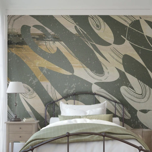 Tapet Standard Eco - Abstracție ritmică - Abstracția, Modern, În vârstă - 350x256 cm