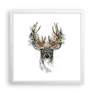 Poster în ramă albă - În ținută festivă - 40x40 cm