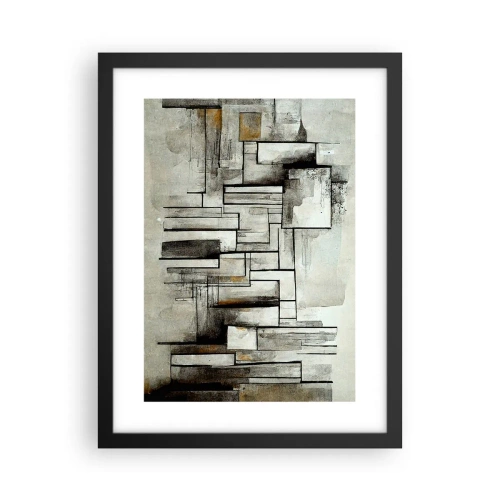 Poster în ramă neagră - Puterea simplității - 30x40 cm