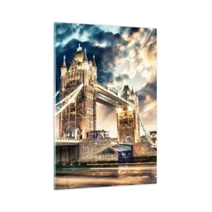 Tablou pe sticlă - Un monument al imperiului victorian - 80x120 cm