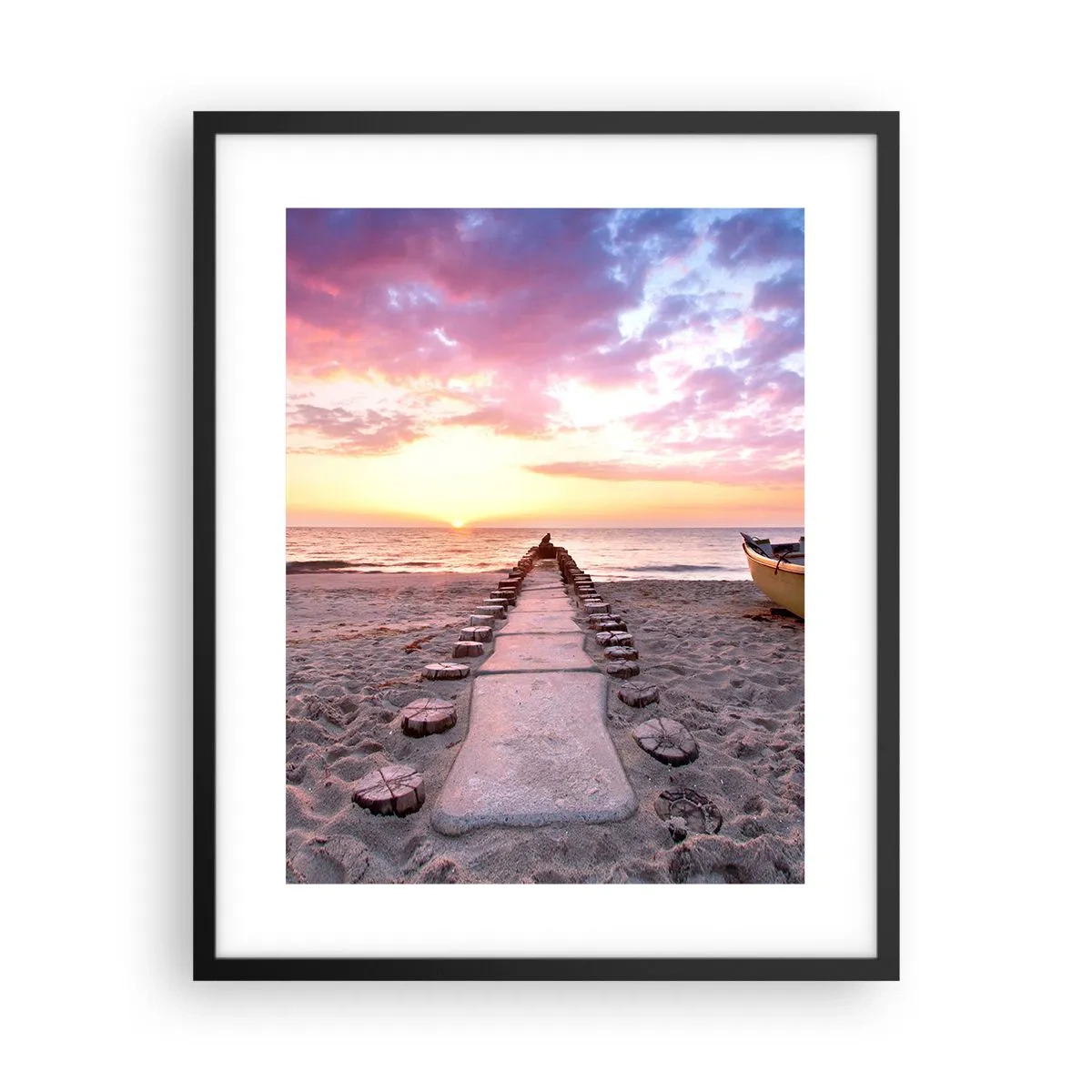 Poster în ramă neagră - Un moment de experiență profundă - 40x50 cm