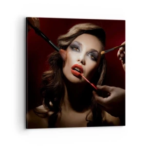 Tablou pe pânză - Frumoasă visătoare - 70x70 cm