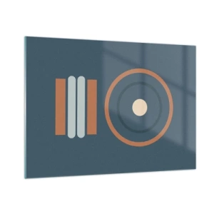 Tablou pe sticlă - Esența problemei - 100x70 cm