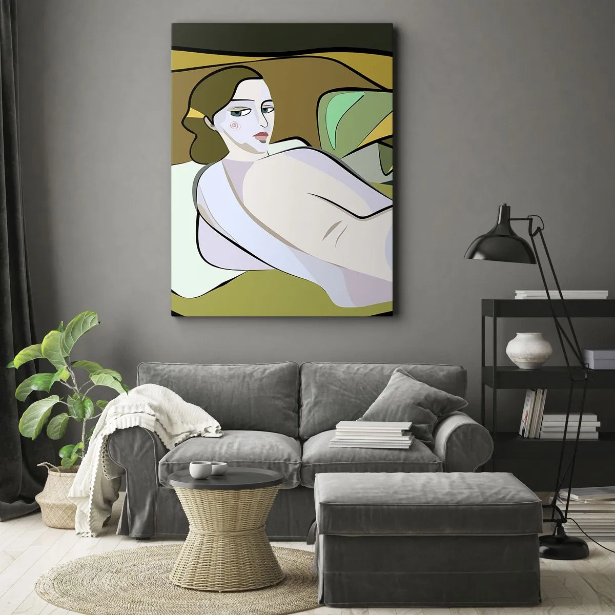 Tablou pe pânză - Portret intim - 50x70 cm