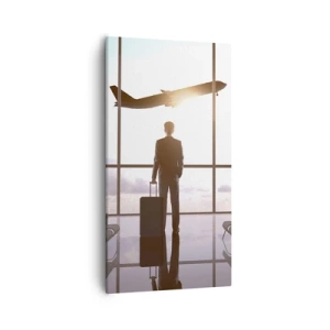 Tablou pe pânză - Ai timp, încetinește - 55x100 cm