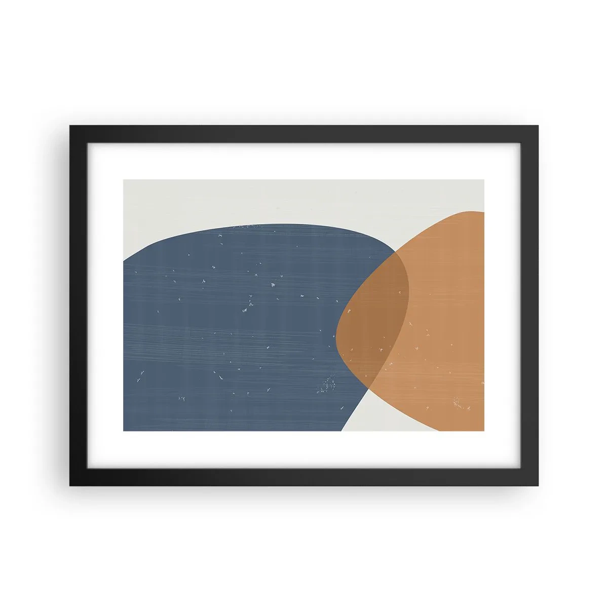 Poster în ramă neagră - Ovale și influențe - 40x30 cm