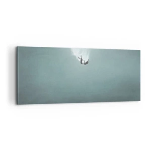 Tablou pe pânză - În îmbrățișarea oceanului - 100x40 cm