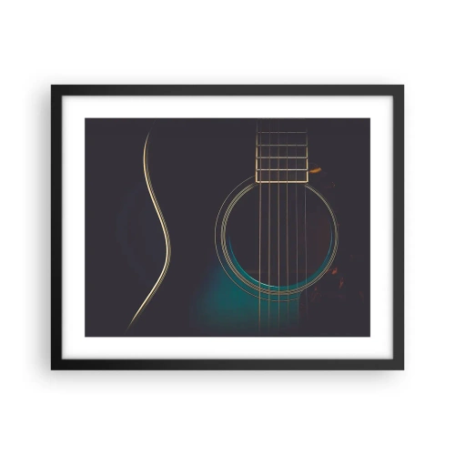 Poster în ramă neagră - O clipă înainte de a suna - 50x40 cm