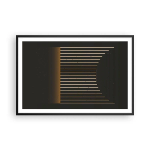 Poster în ramă neagră - Explorați întunericul - 91x61 cm