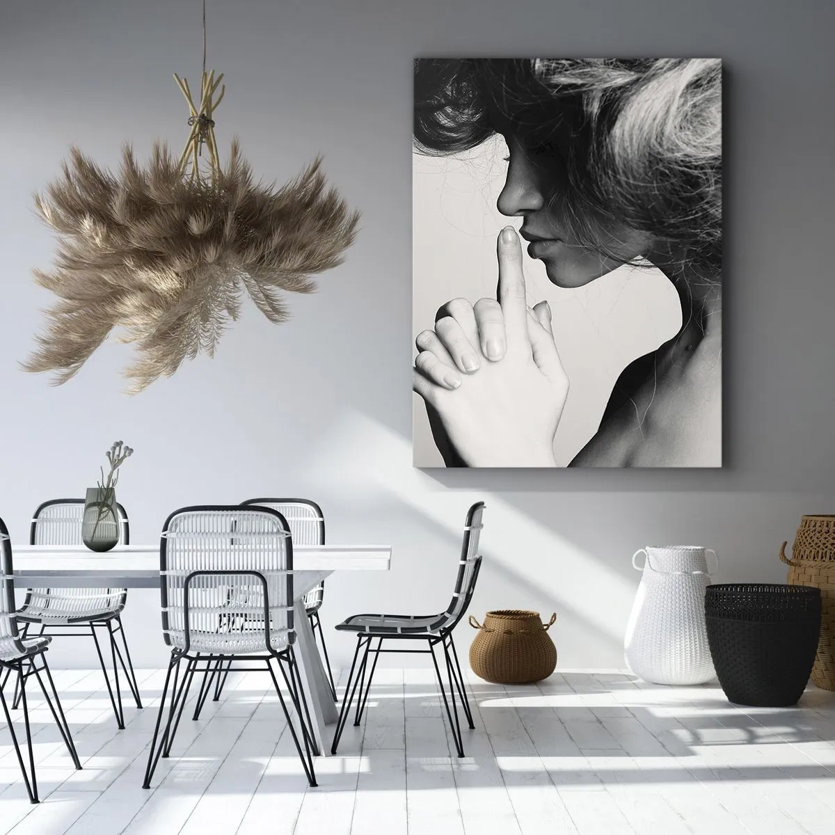 Tablou pe pânză - Ascultă-te pe tine însuți - 65x120 cm