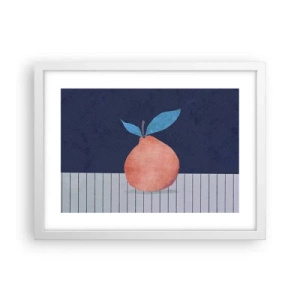 Poster în ramă albă - Convexitate și plan - 40x30 cm