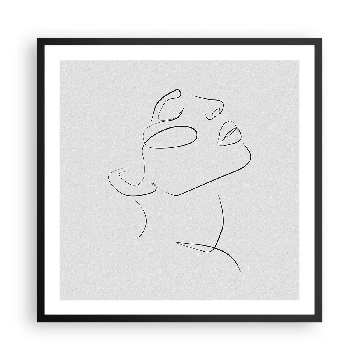 Poster în ramă neagră - Meandrele unui vis - 60x60 cm