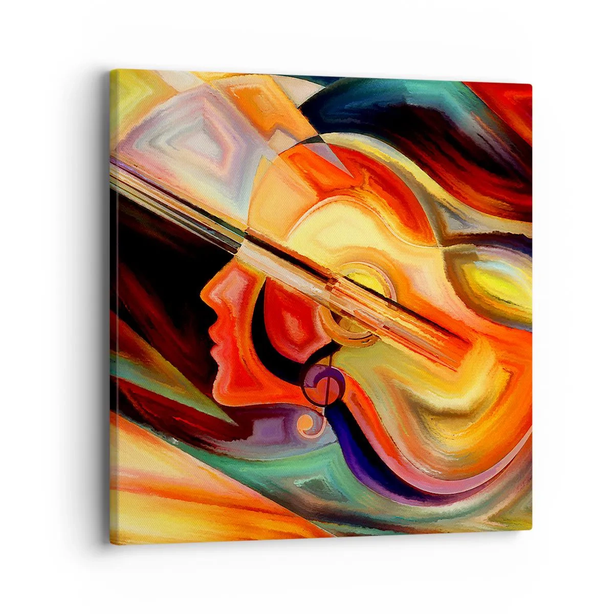 Tablou pe pânză - Și totul merge bine - 40x40 cm