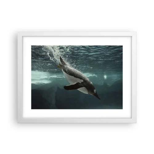 Poster în ramă albă - Bun venit în lumea mea - 40x30 cm