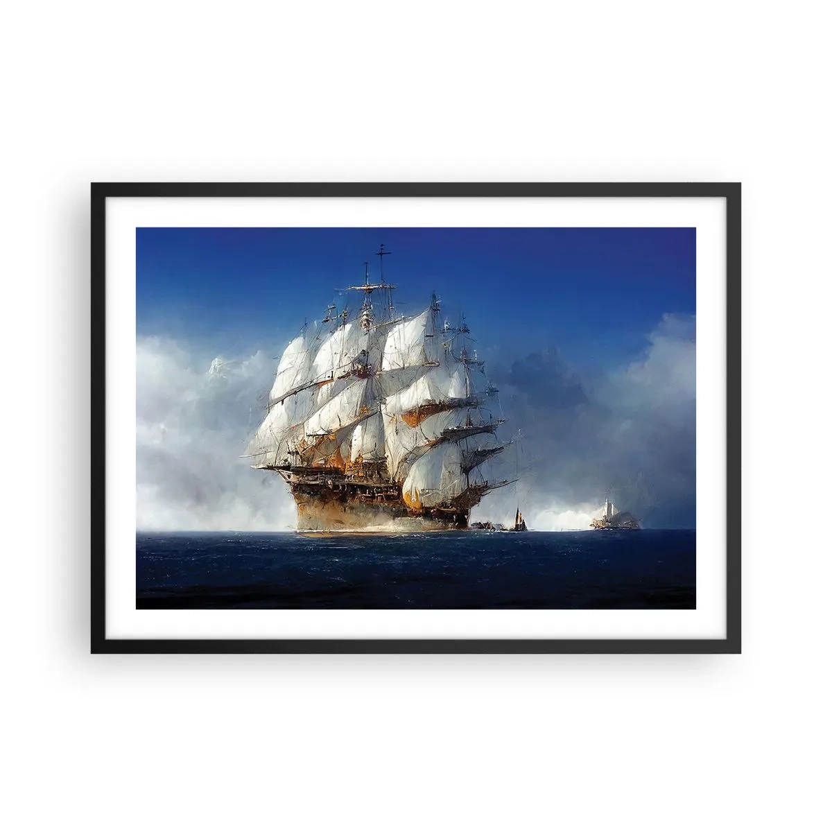 Poster în ramă neagră - The great glory! - 70x50 cm