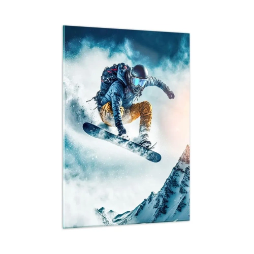 Tablou pe sticlă - Emoții extreme - 50x70 cm