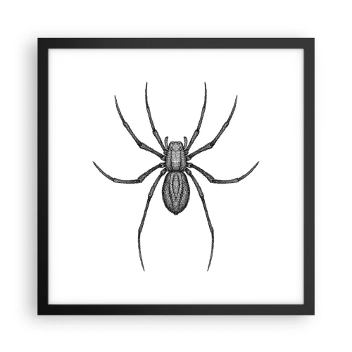 Poster în ramă neagră - Precizie tulburătoare - 40x40 cm