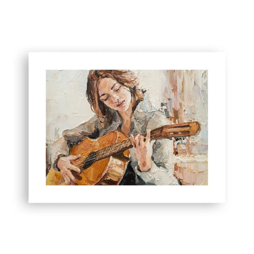 Poster - Concert pentru chitară și inima unei fete - 40x30 cm