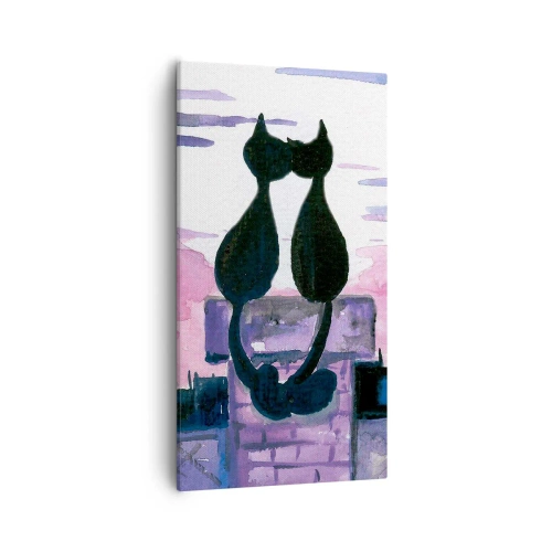 Tablou pe pânză - Rendez-vous sub lună - 55x100 cm