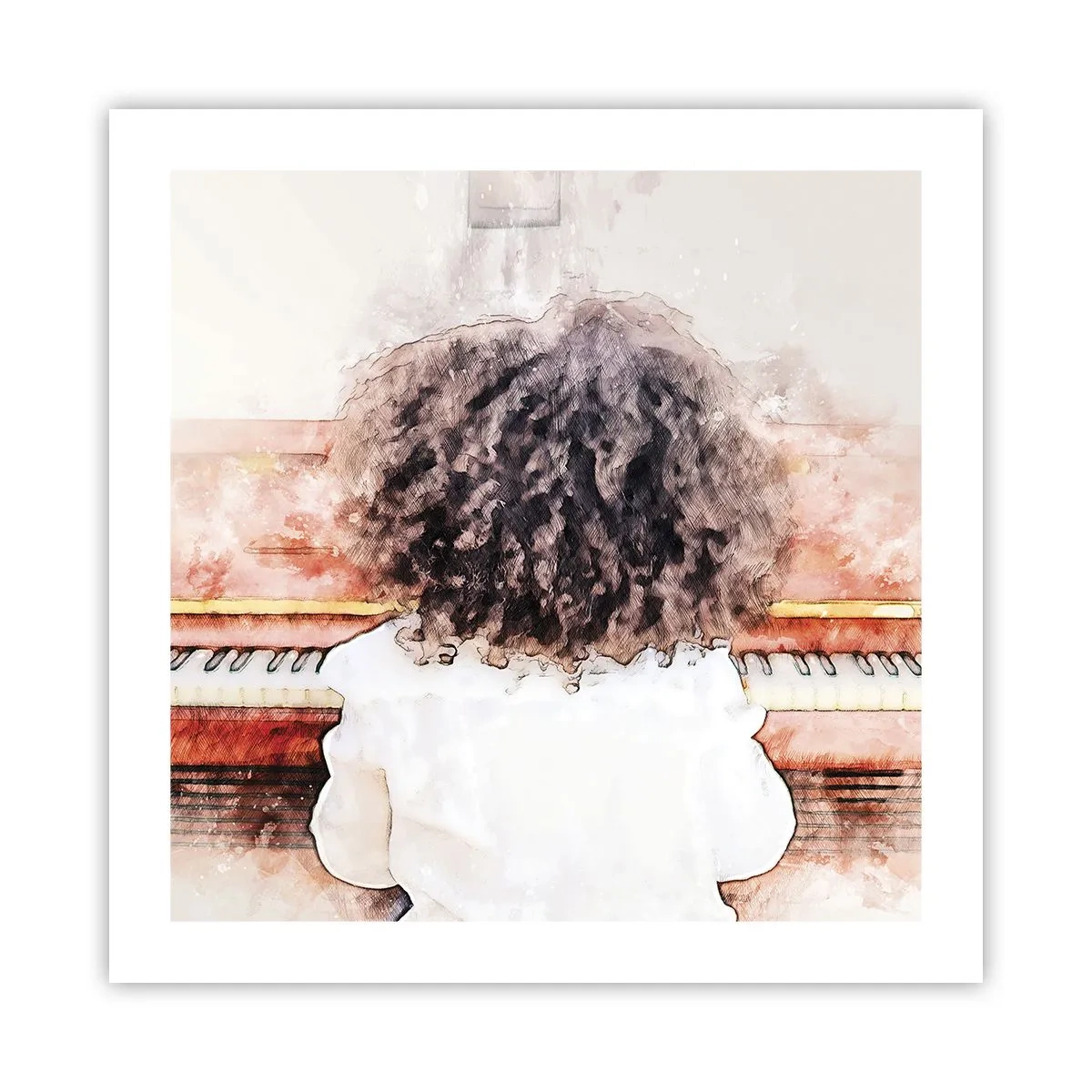 Poster - Într-o lume a muzicii - 50x50 cm