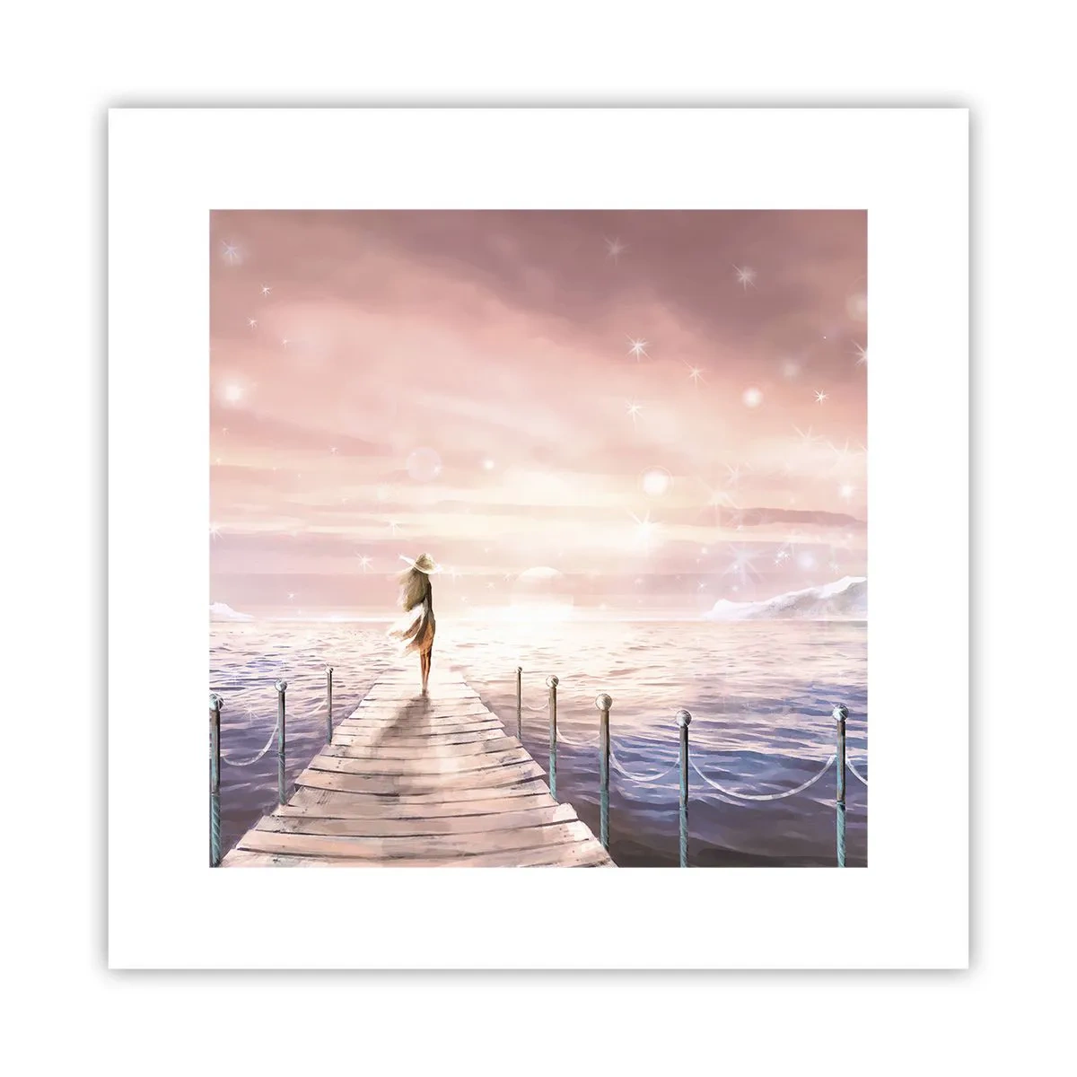 Poster - În lumina unui vis - 30x30 cm