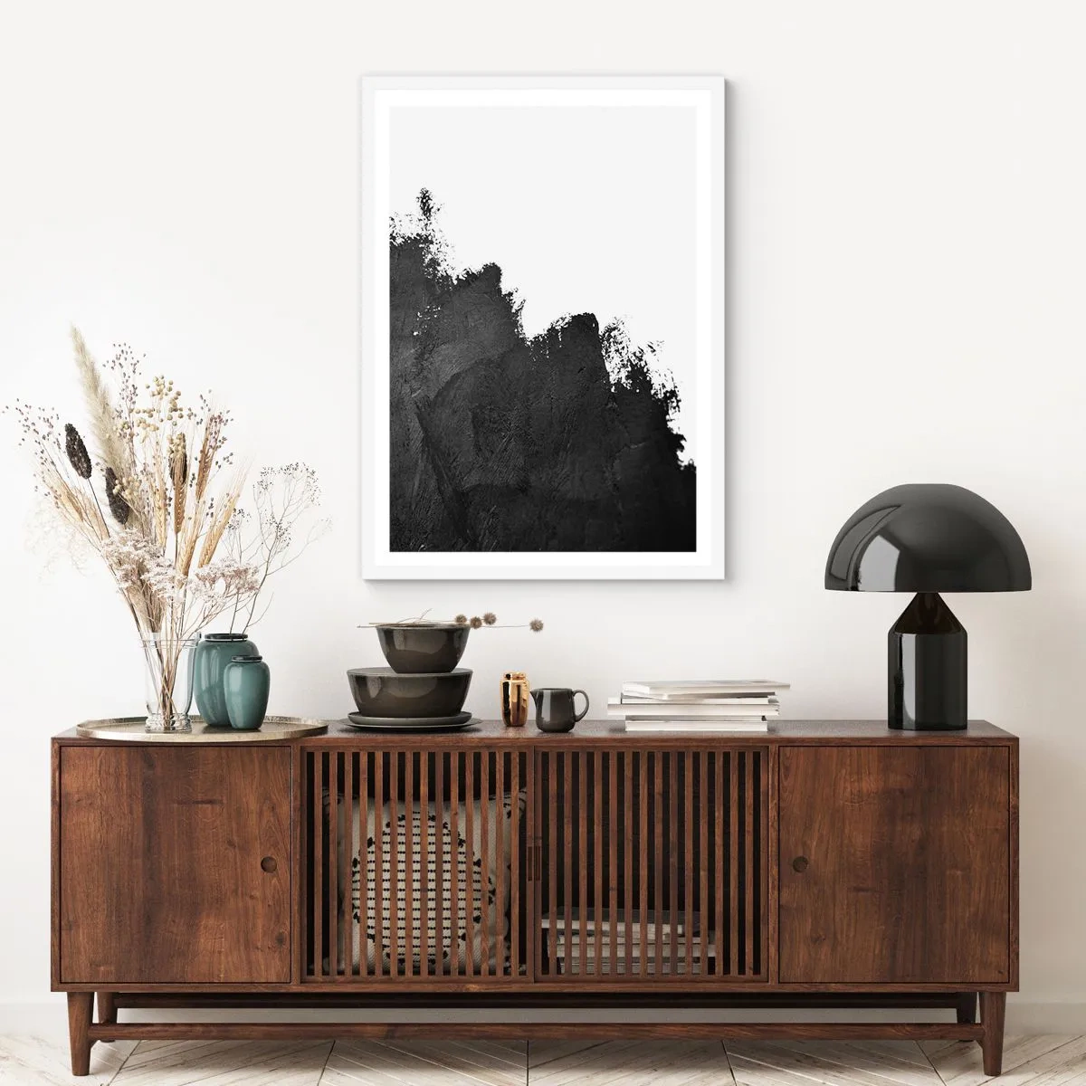 Poster în ramă albă - Elemente: pământ - 70x100 cm