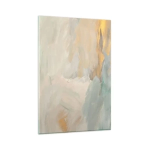 Tablou pe sticlă - Abstracție - lumea blândeții - 80x120 cm
