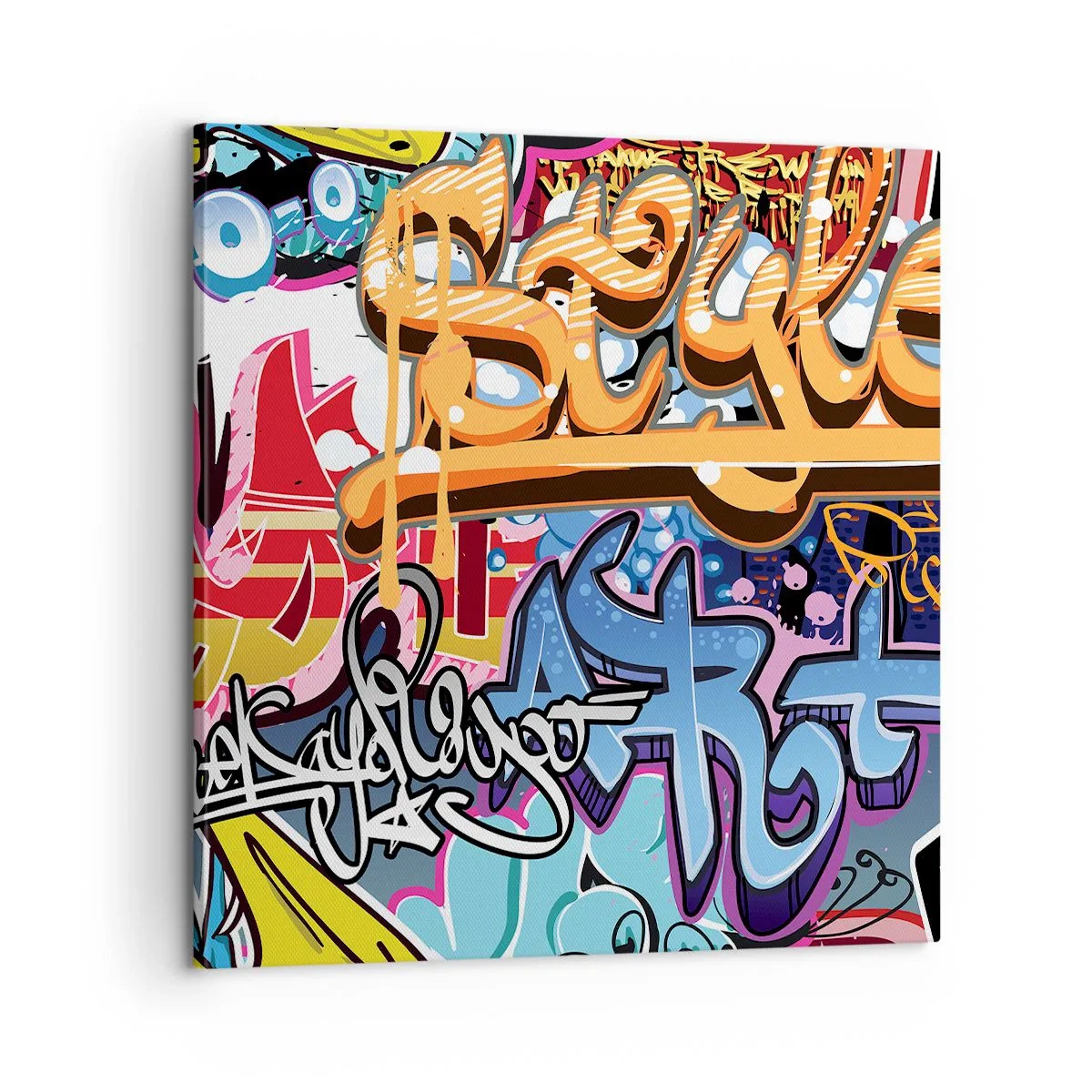 Tablou pe pânză - Picturi murale, picturi murale... - 60x60 cm