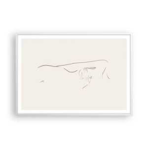 Poster în ramă albă - Forma dorinței - 100x70 cm