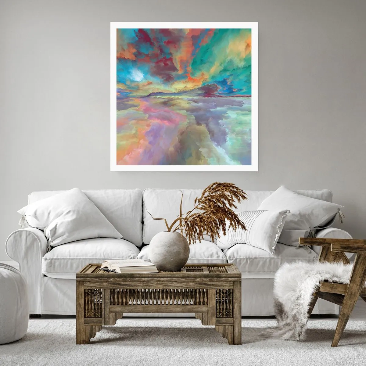 Poster - Două ceruri - 30x30 cm