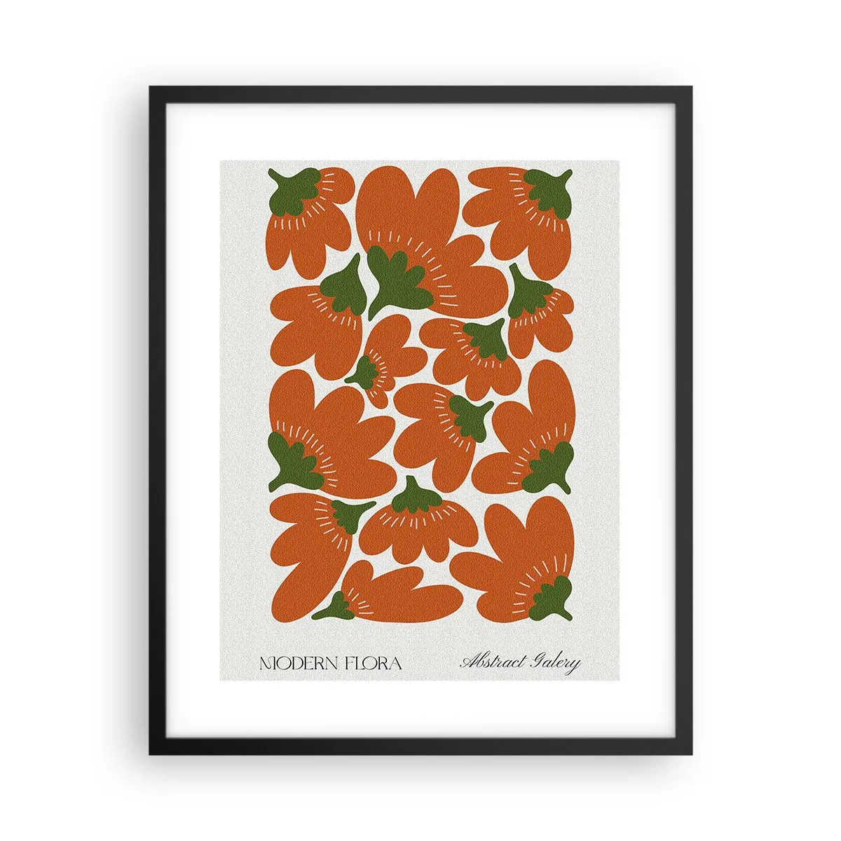 Poster în ramă neagră - Din viața unei flori - 40x50 cm