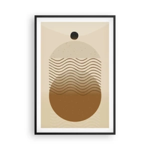 Poster în ramă neagră - Despre originea figurilor geometrice - 61x91 cm