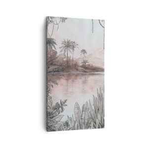 Tablou pe pânză - Jurnalul unui explorator din secolul al XIX-lea - 45x80 cm