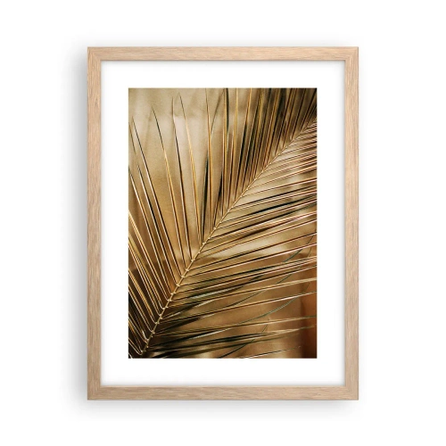 Poster în ramă de stejar deschis - Colonadă naturală - 30x40 cm