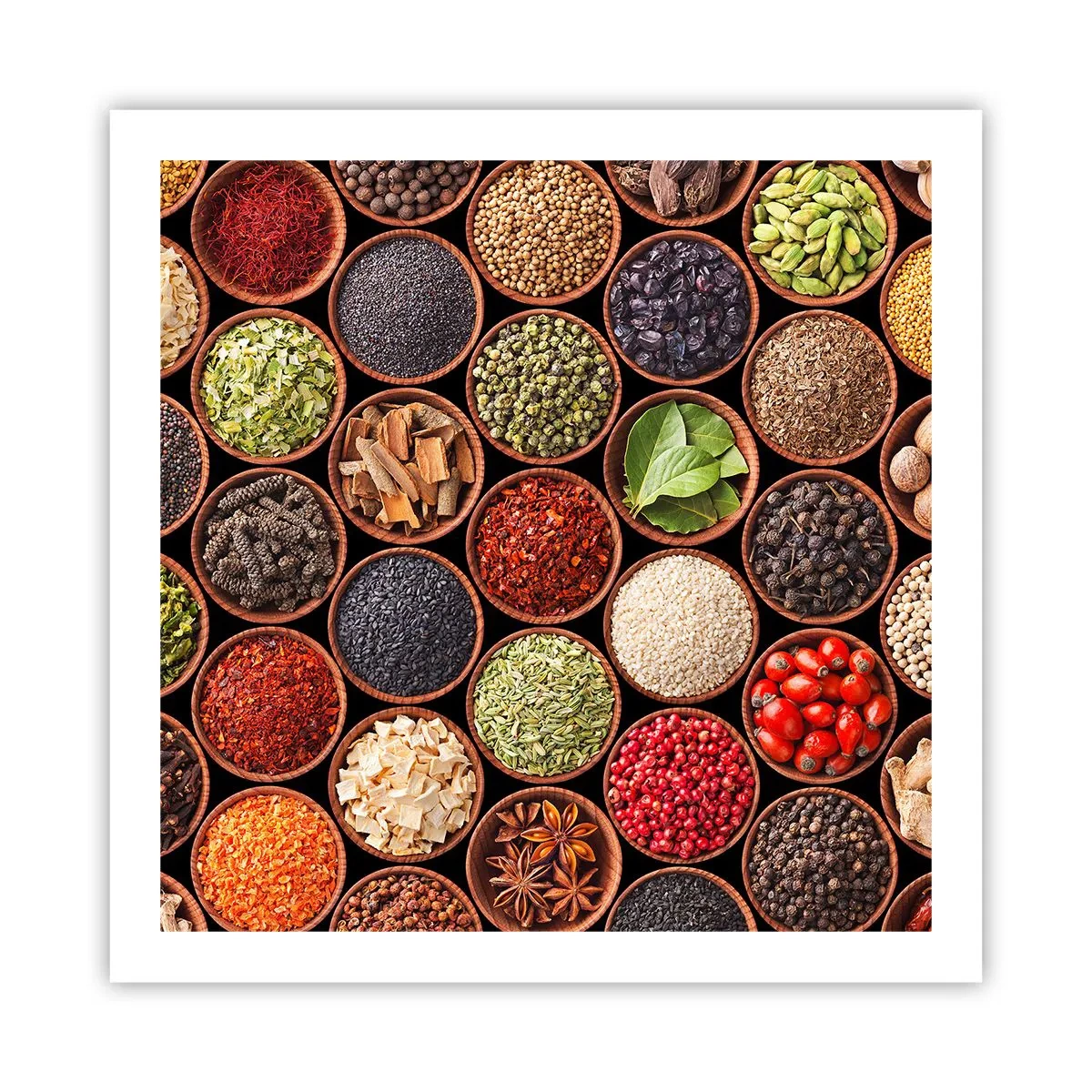 Poster - Toate gusturile lumii - 60x60 cm