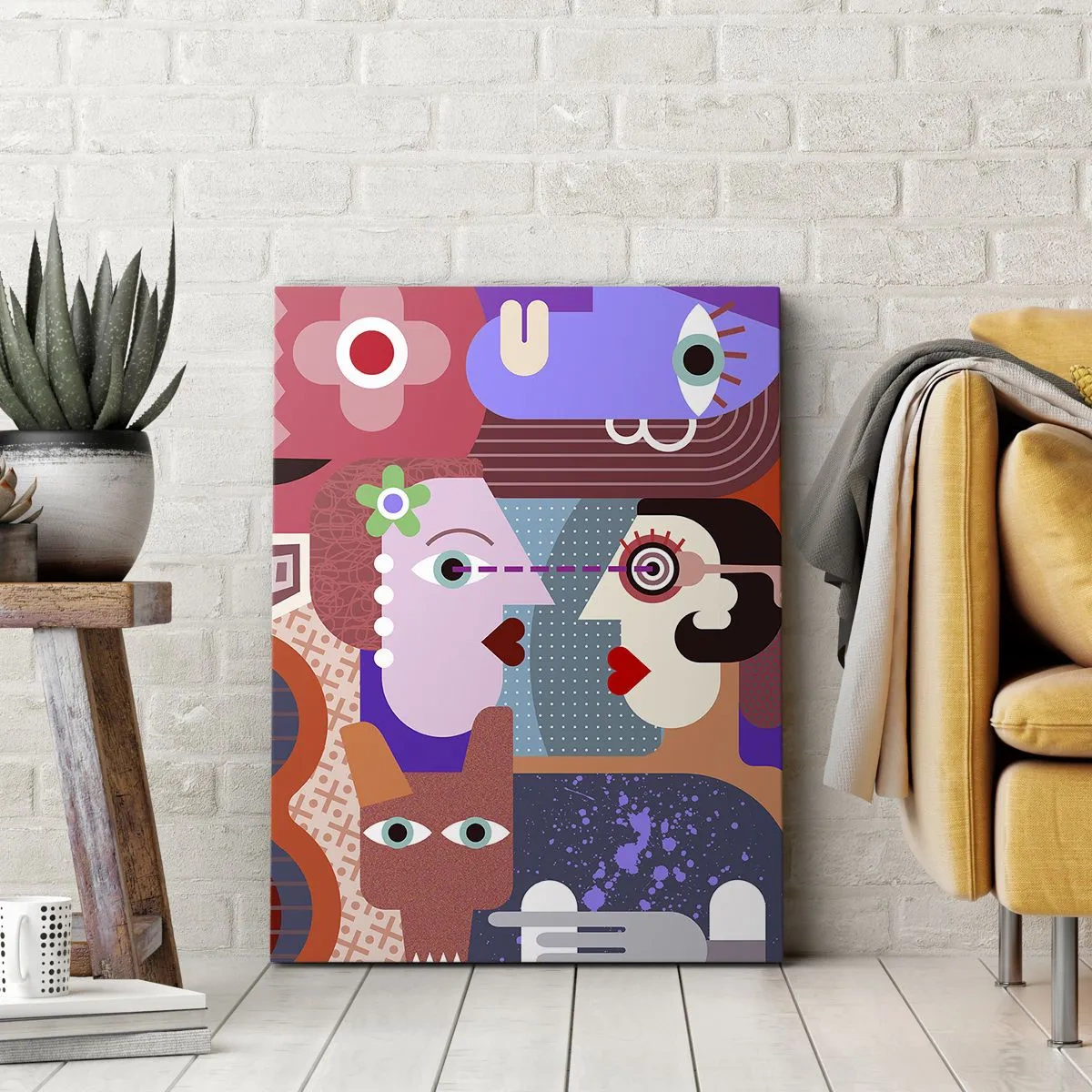 Tablou pe pânză - Ochi în ochi - 50x70 cm