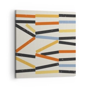Tablou pe pânză - Compoziție la nivel - 50x50 cm