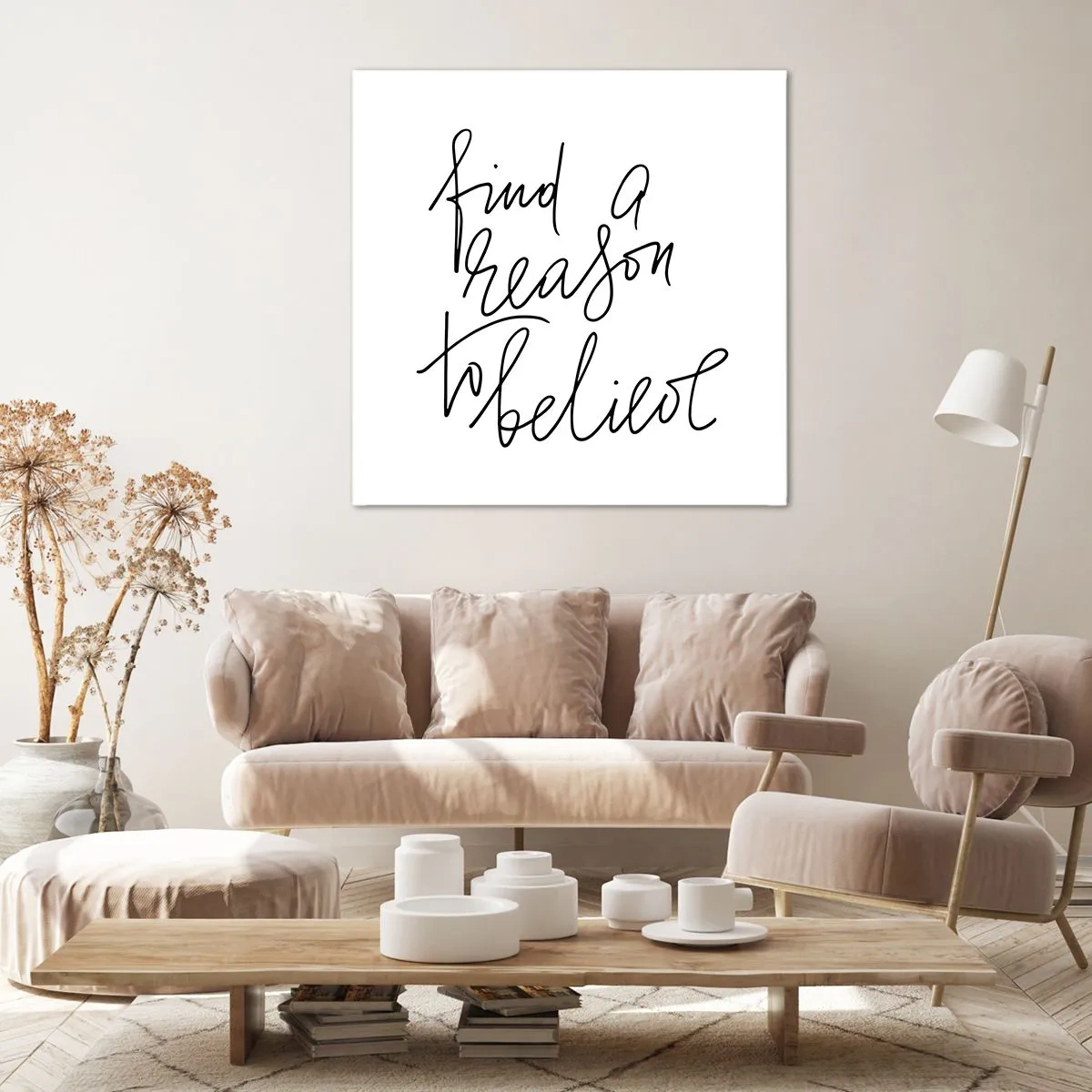 Tablou pe pânză - Este posibil - 40x40 cm