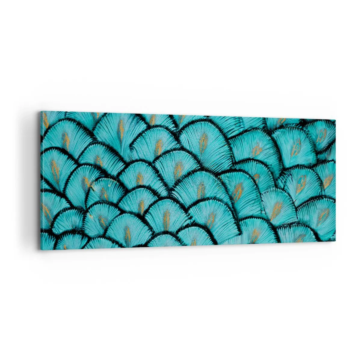 Tablou pe pânză - Marea gală a penelor - 100x40 cm