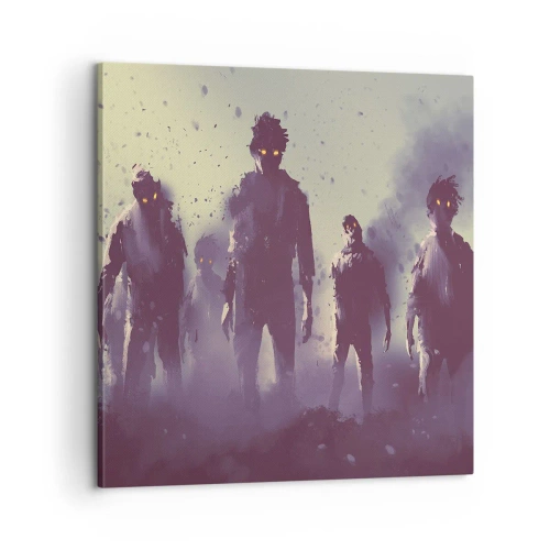 Tablou pe pânză - Ai grijă! Se apropie - 60x60 cm