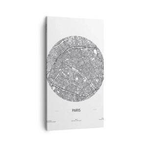 Tablou pe pânză - Anatomia Parisului - 45x80 cm