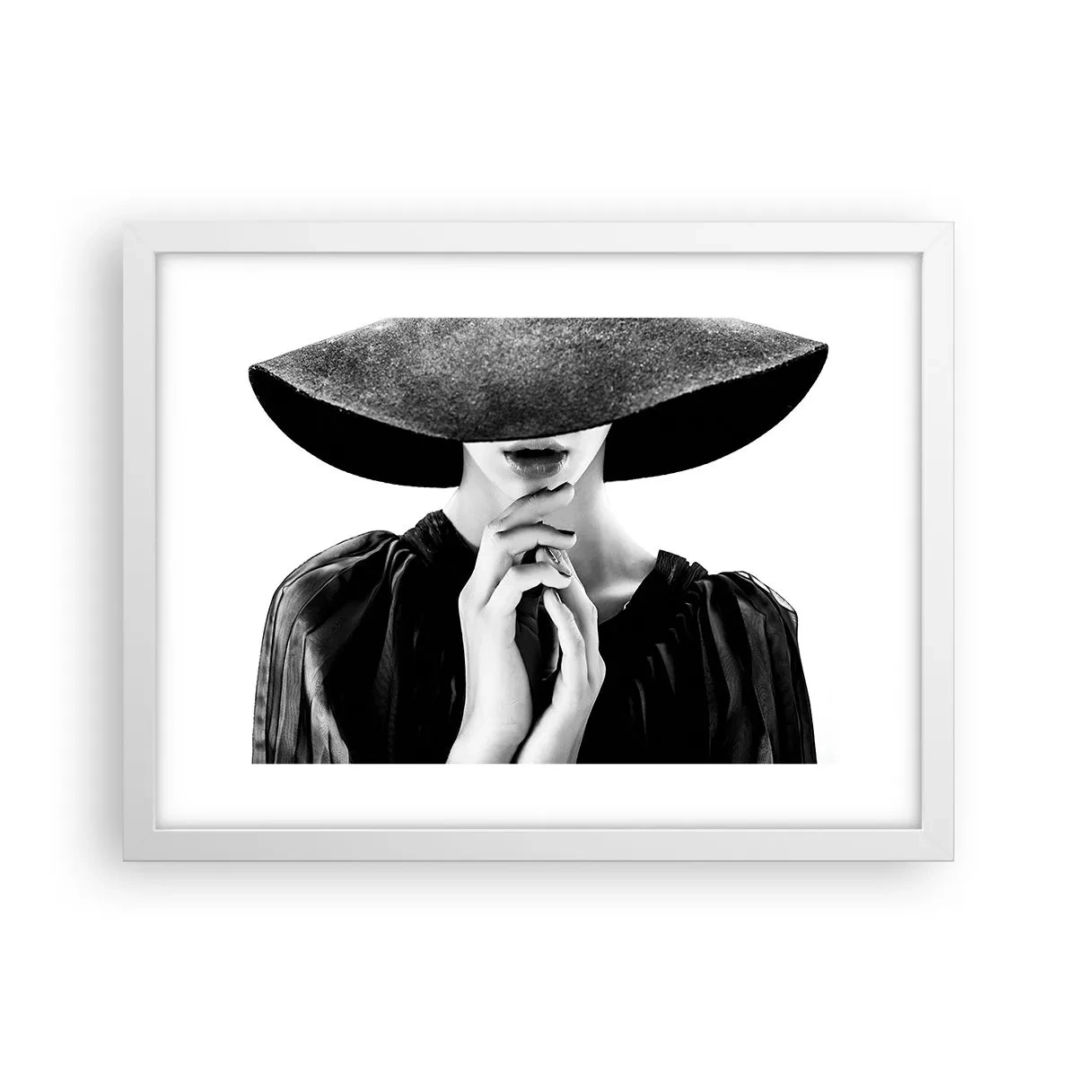 Poster în ramă albă - Frumusețea ascunsă - 40x30 cm