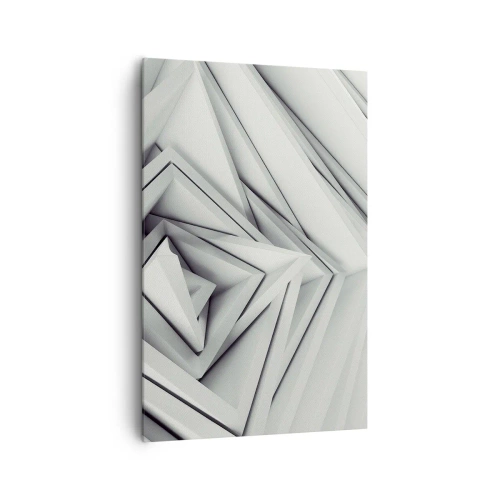 Tablou pe pânză - Muguri cu unghiuri ascuțite - 80x120 cm