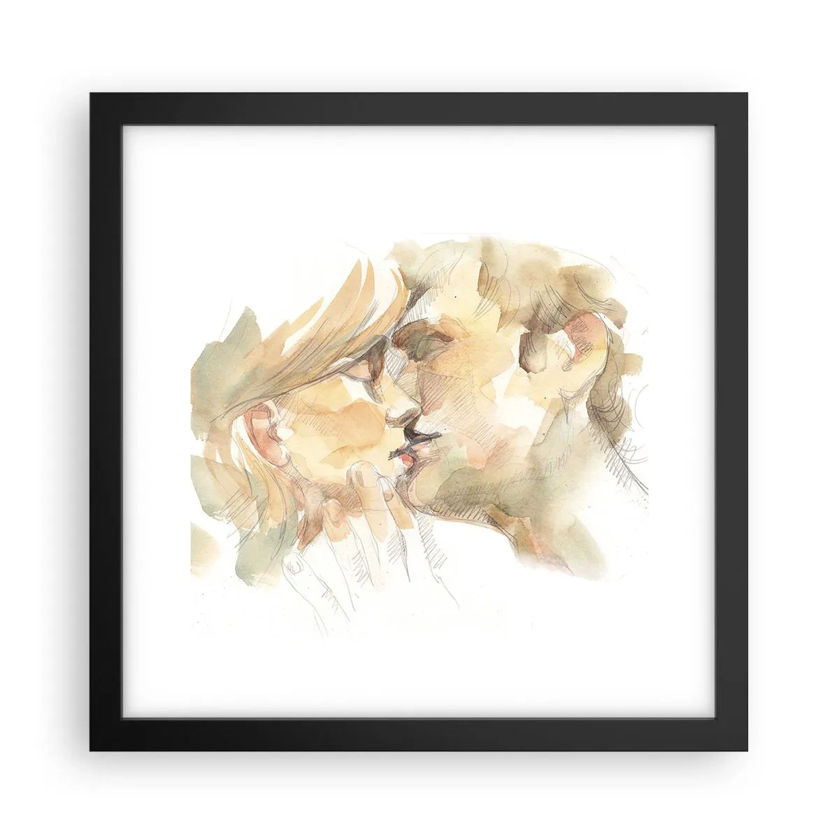 Poster în ramă neagră - Jumătatea găsită? - 30x30 cm
