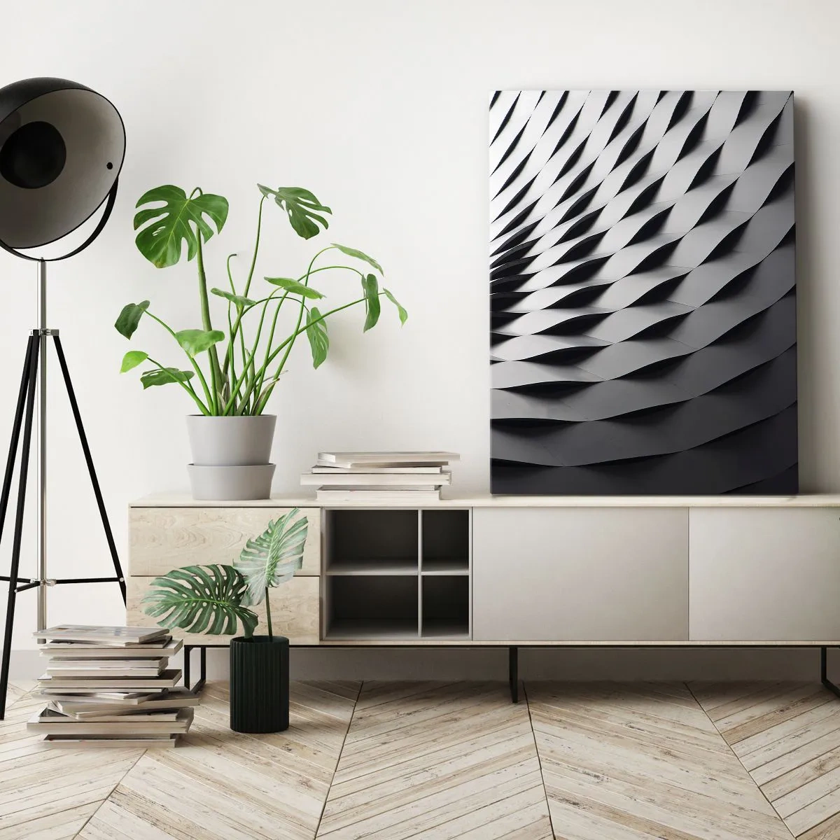 Tablou pe pânză - Pe suprafața valurilor - 70x100 cm