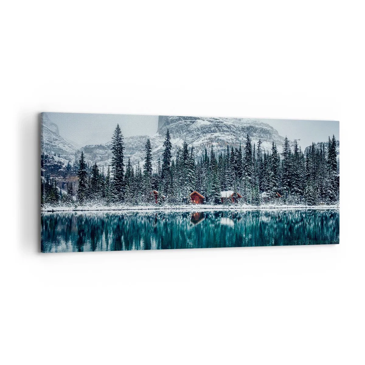 Tablou pe pânză - Refugiu canadian - 120x50 cm