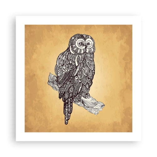 Poster - Ornamente complicate de înțelepciune - 50x50 cm