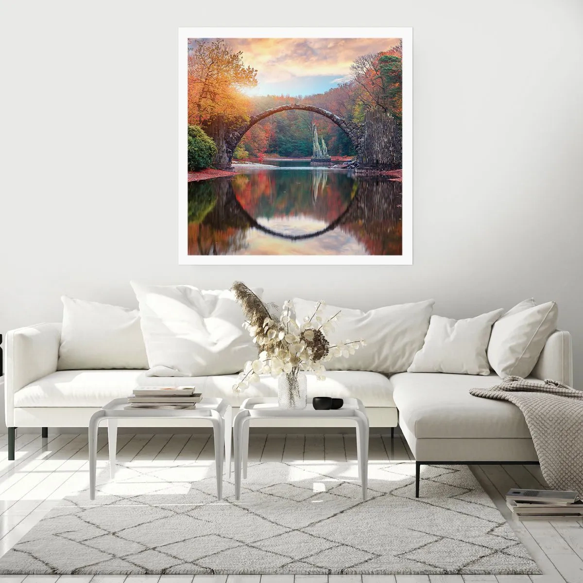 Poster - De cealaltă parte a oglinzii - 40x40 cm